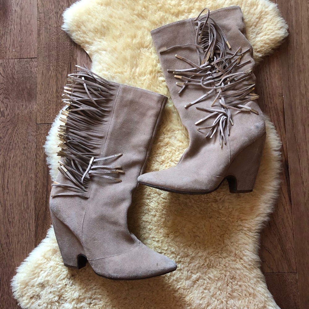 Madison Harding Bobby Boho Fringe Boots